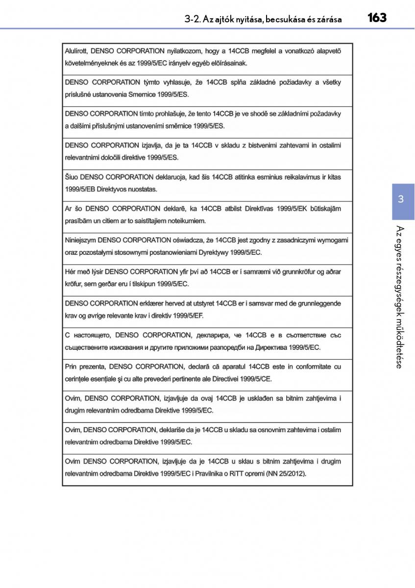 Lexus NX Kezelesi utmutato / page 163