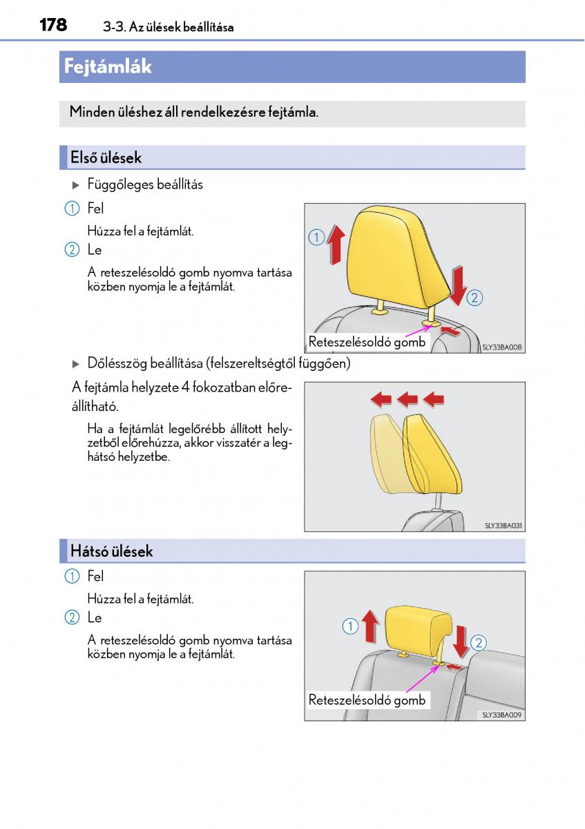 Lexus NX Kezelesi utmutato / page 178