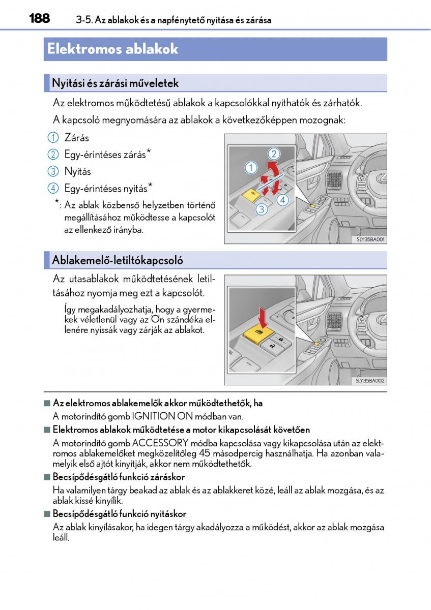 Lexus NX Kezelesi utmutato / page 188