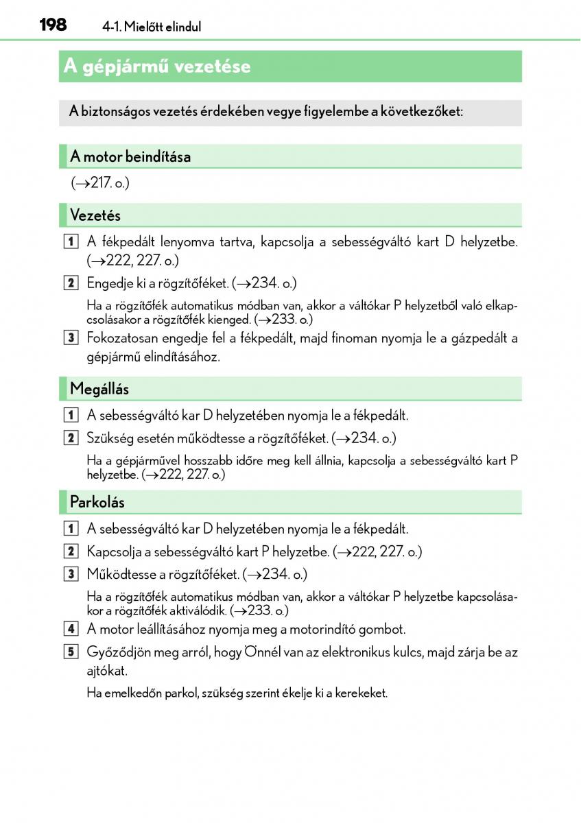 Lexus NX Kezelesi utmutato / page 198