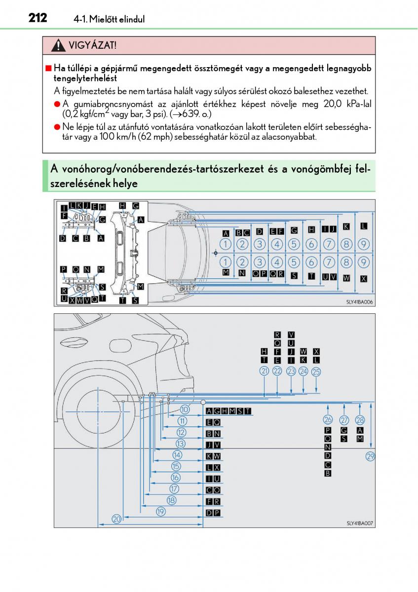 Lexus NX Kezelesi utmutato / page 212