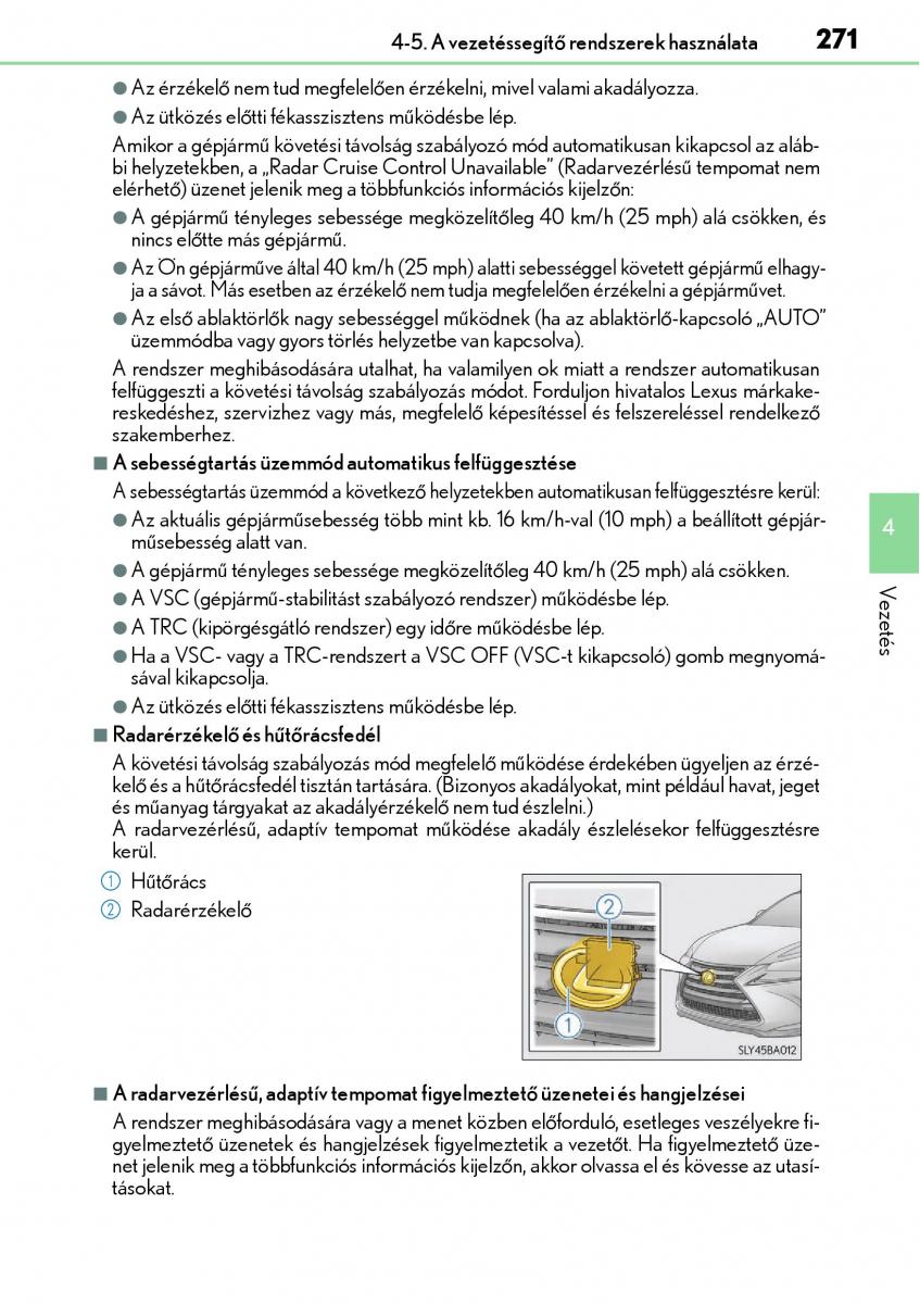 Lexus NX Kezelesi utmutato / page 271