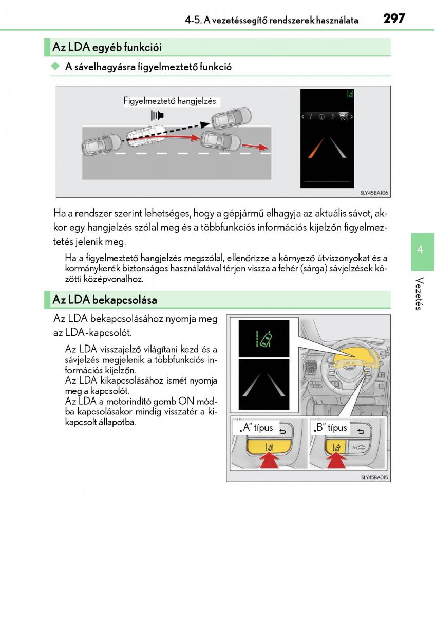 Lexus NX Kezelesi utmutato / page 297