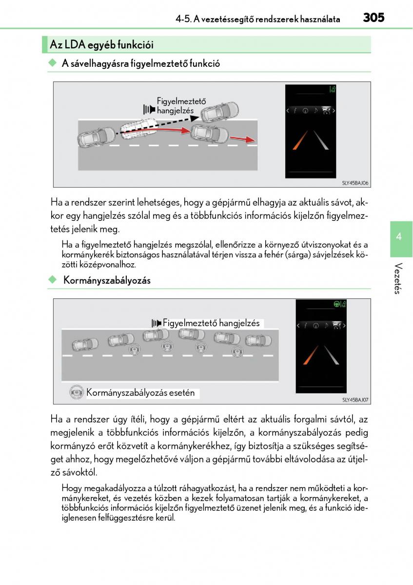 Lexus NX Kezelesi utmutato / page 305