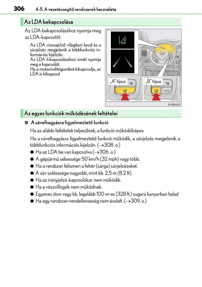 Lexus NX Kezelesi utmutato / page 306