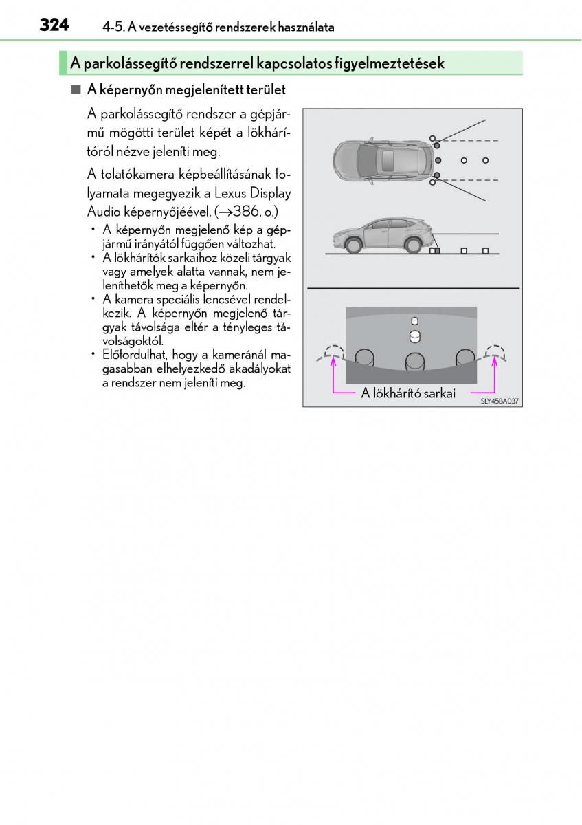 Lexus NX Kezelesi utmutato / page 324