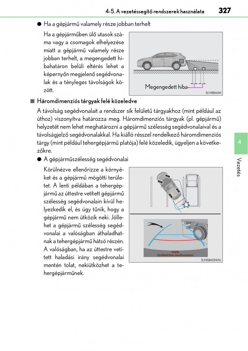 Lexus NX Kezelesi utmutato / page 327