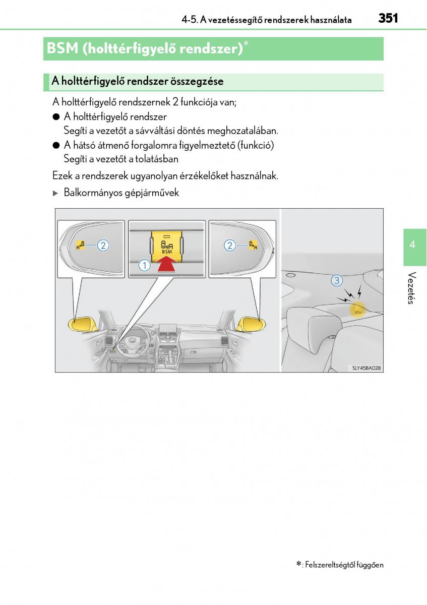 Lexus NX Kezelesi utmutato / page 351