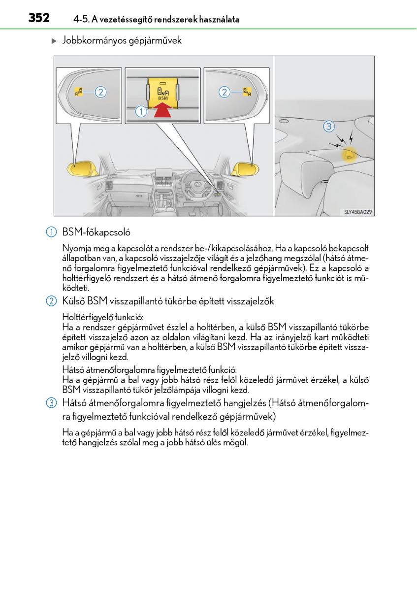 Lexus NX Kezelesi utmutato / page 352