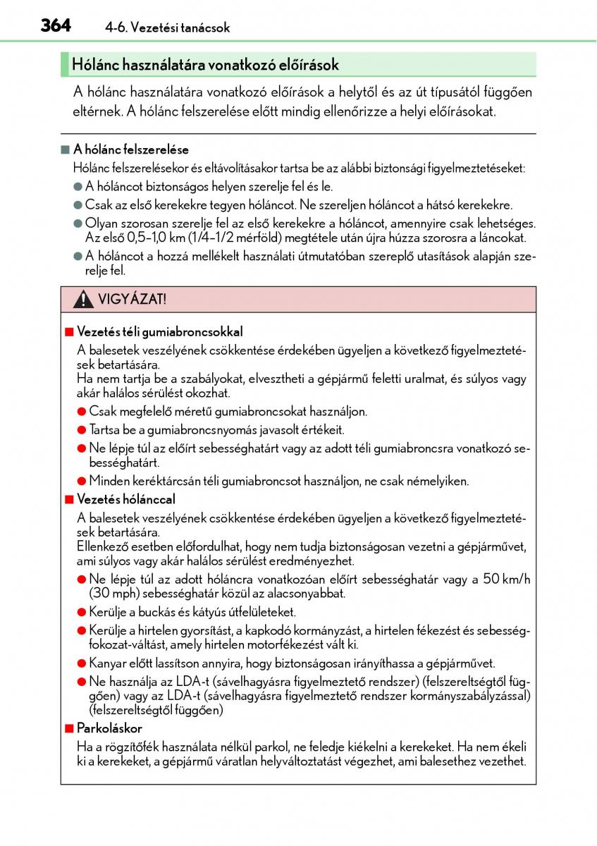 Lexus NX Kezelesi utmutato / page 364