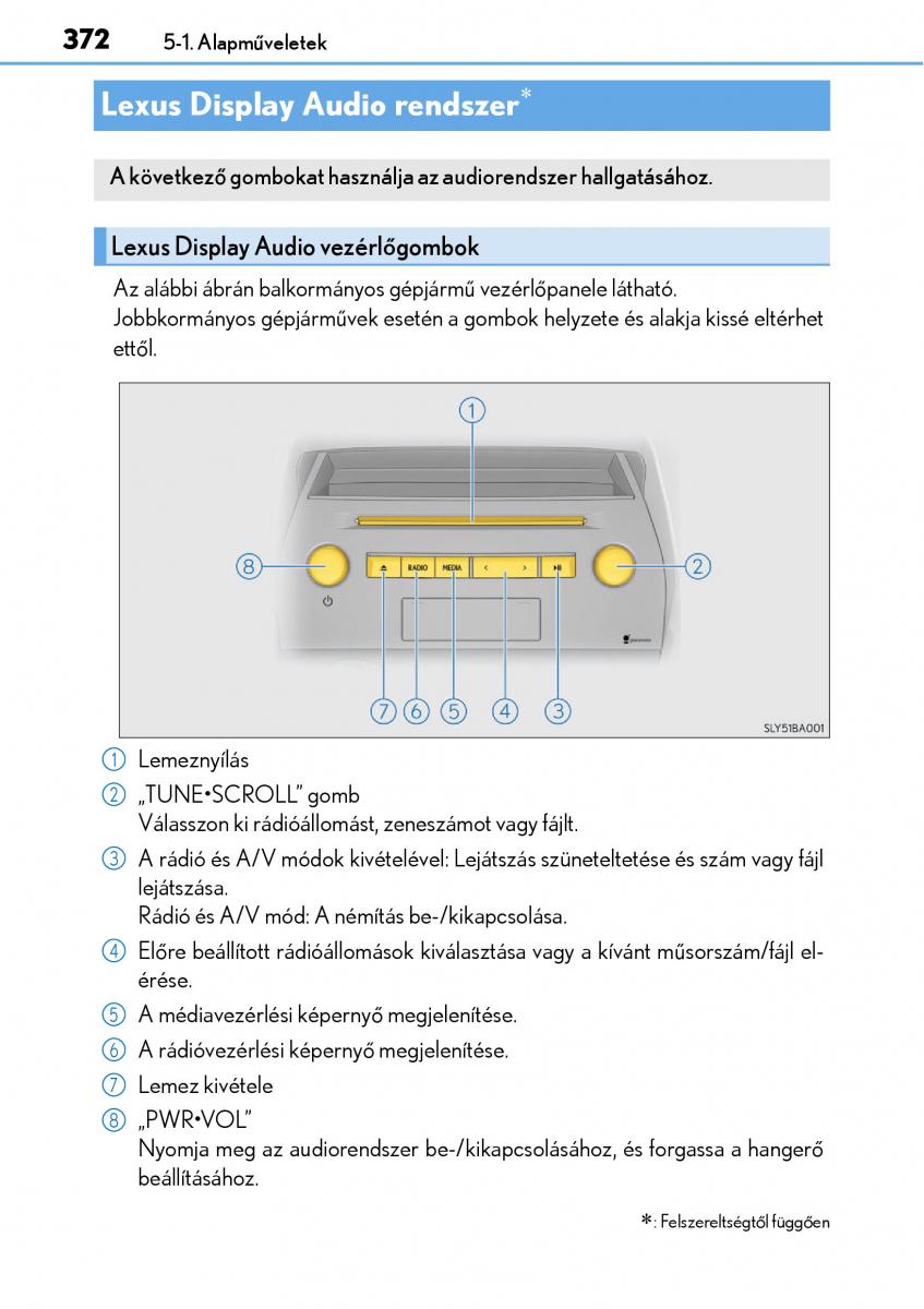 Lexus NX Kezelesi utmutato / page 372