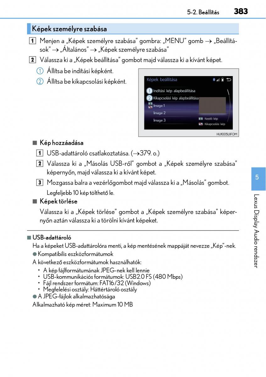 Lexus NX Kezelesi utmutato / page 383