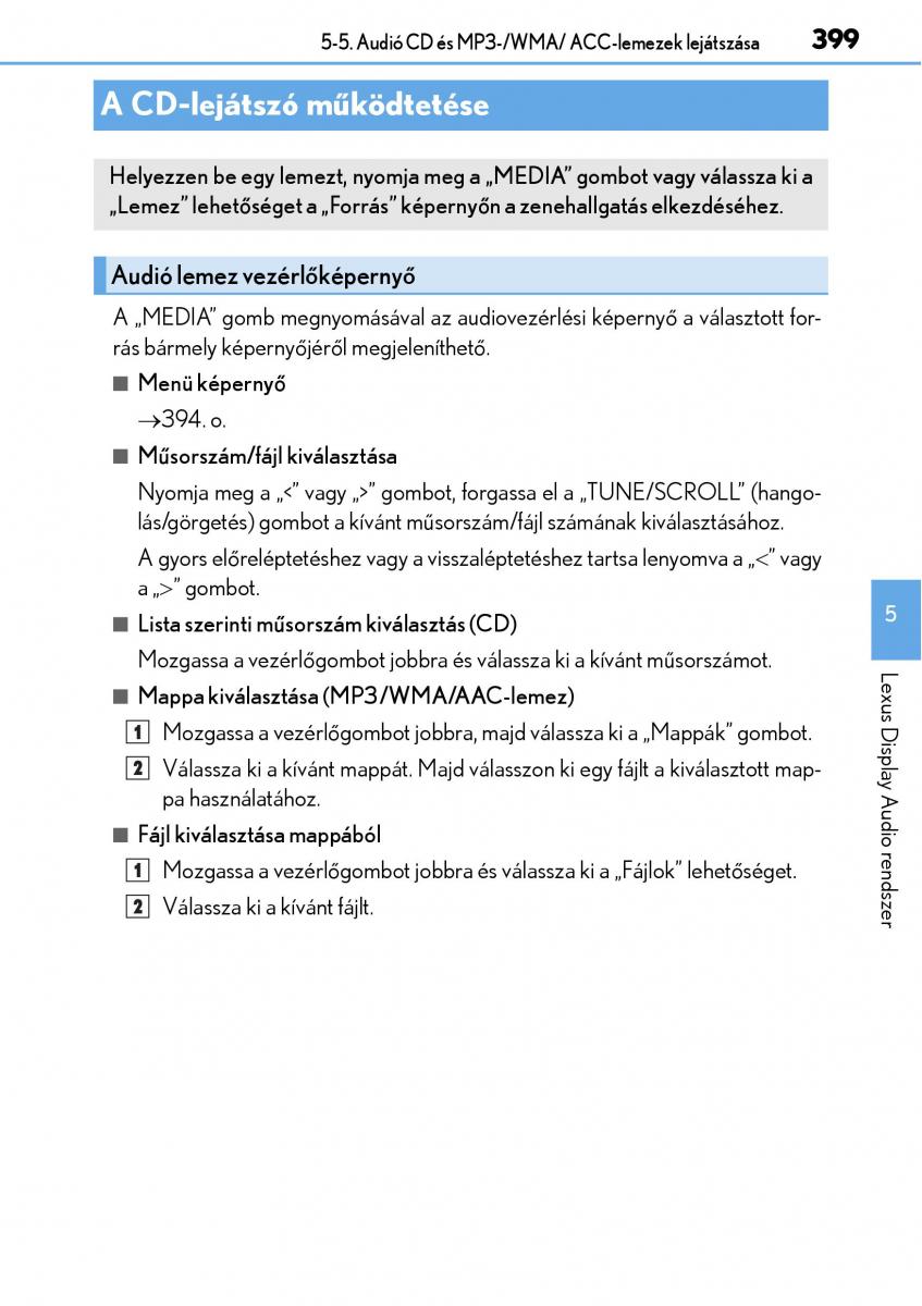 Lexus NX Kezelesi utmutato / page 399