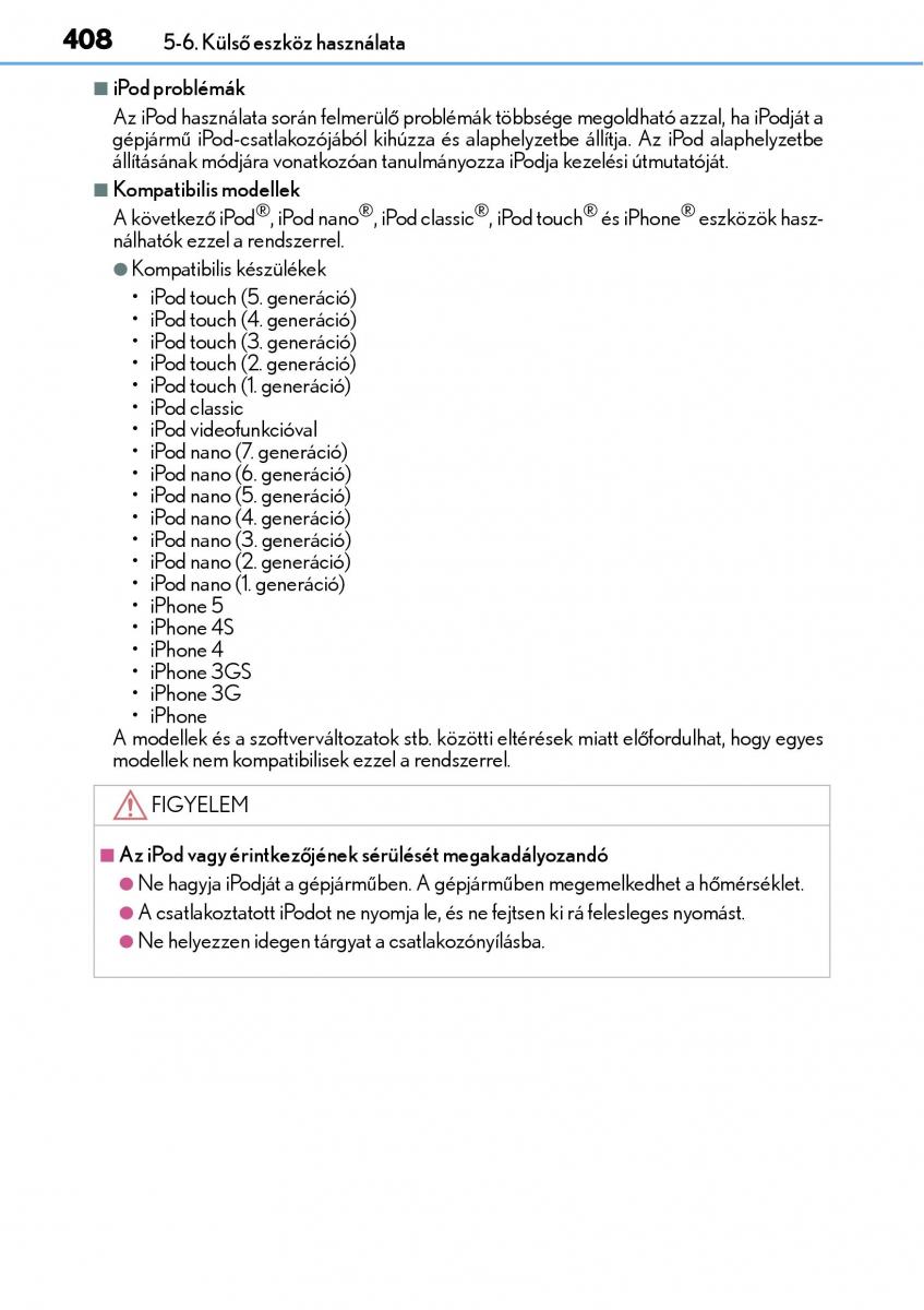 Lexus NX Kezelesi utmutato / page 408