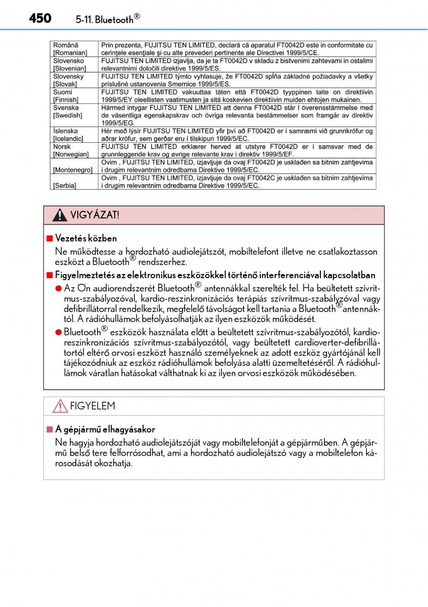 Lexus NX Kezelesi utmutato / page 450