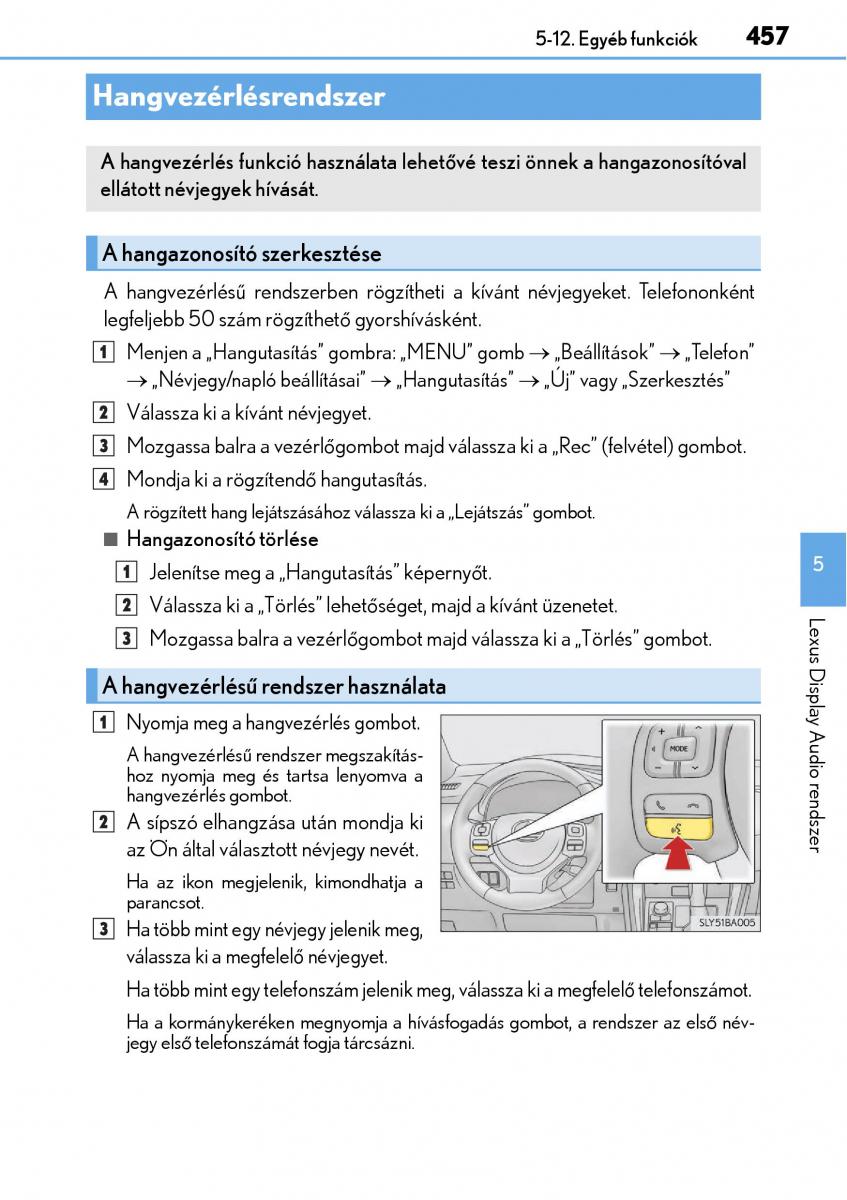 Lexus NX Kezelesi utmutato / page 457