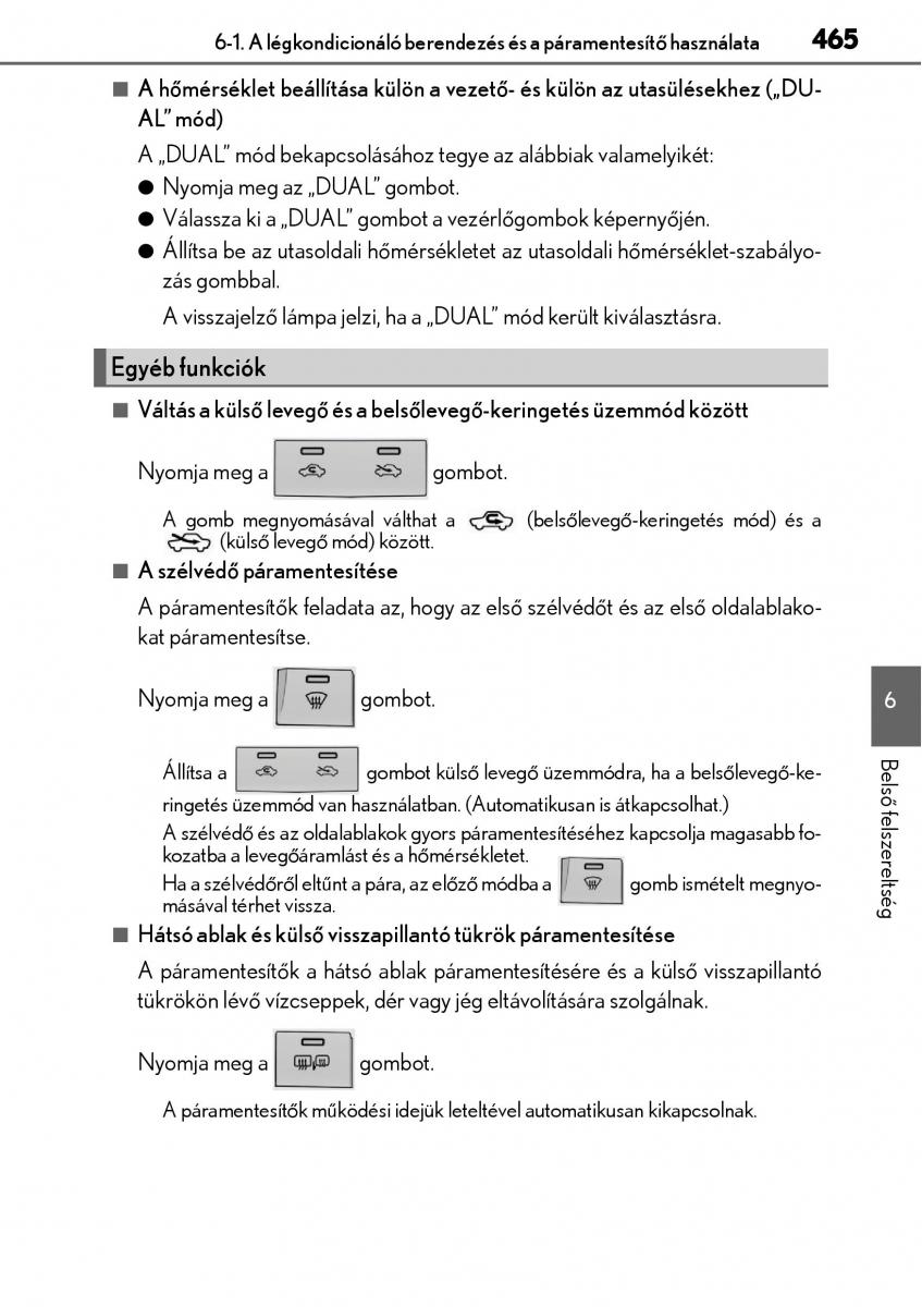 Lexus NX Kezelesi utmutato / page 465