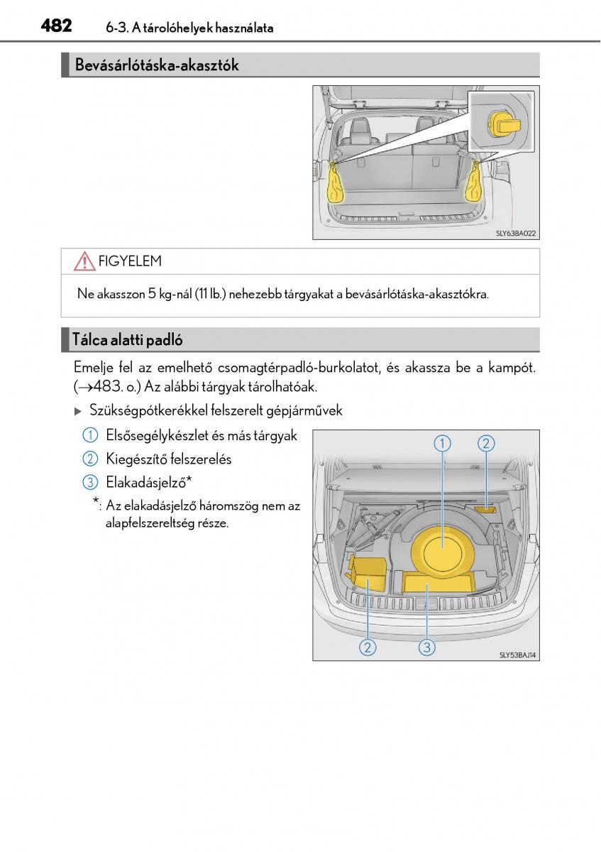 Lexus NX Kezelesi utmutato / page 482