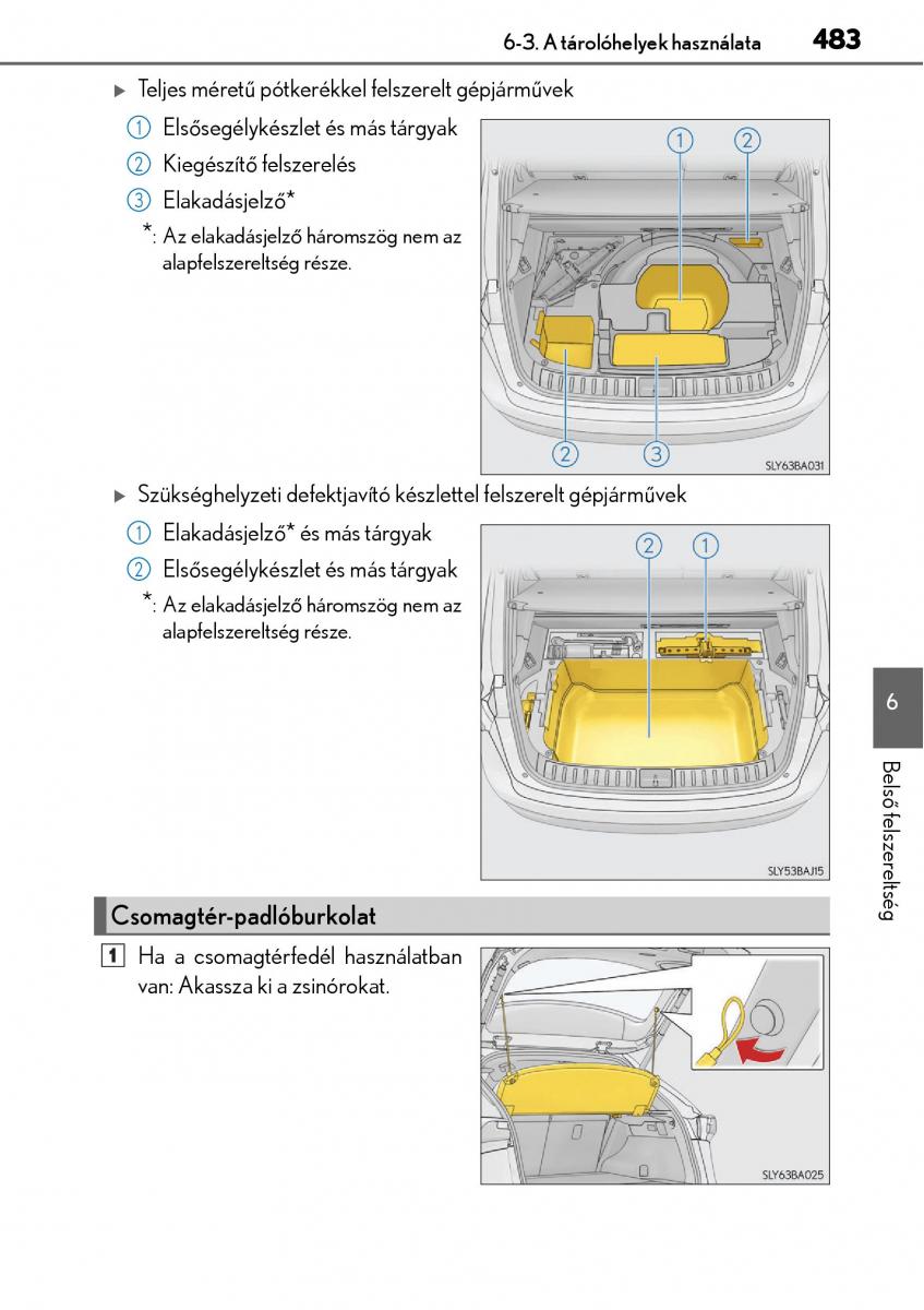 Lexus NX Kezelesi utmutato / page 483