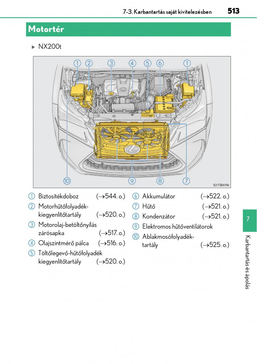 Lexus NX Kezelesi utmutato / page 513