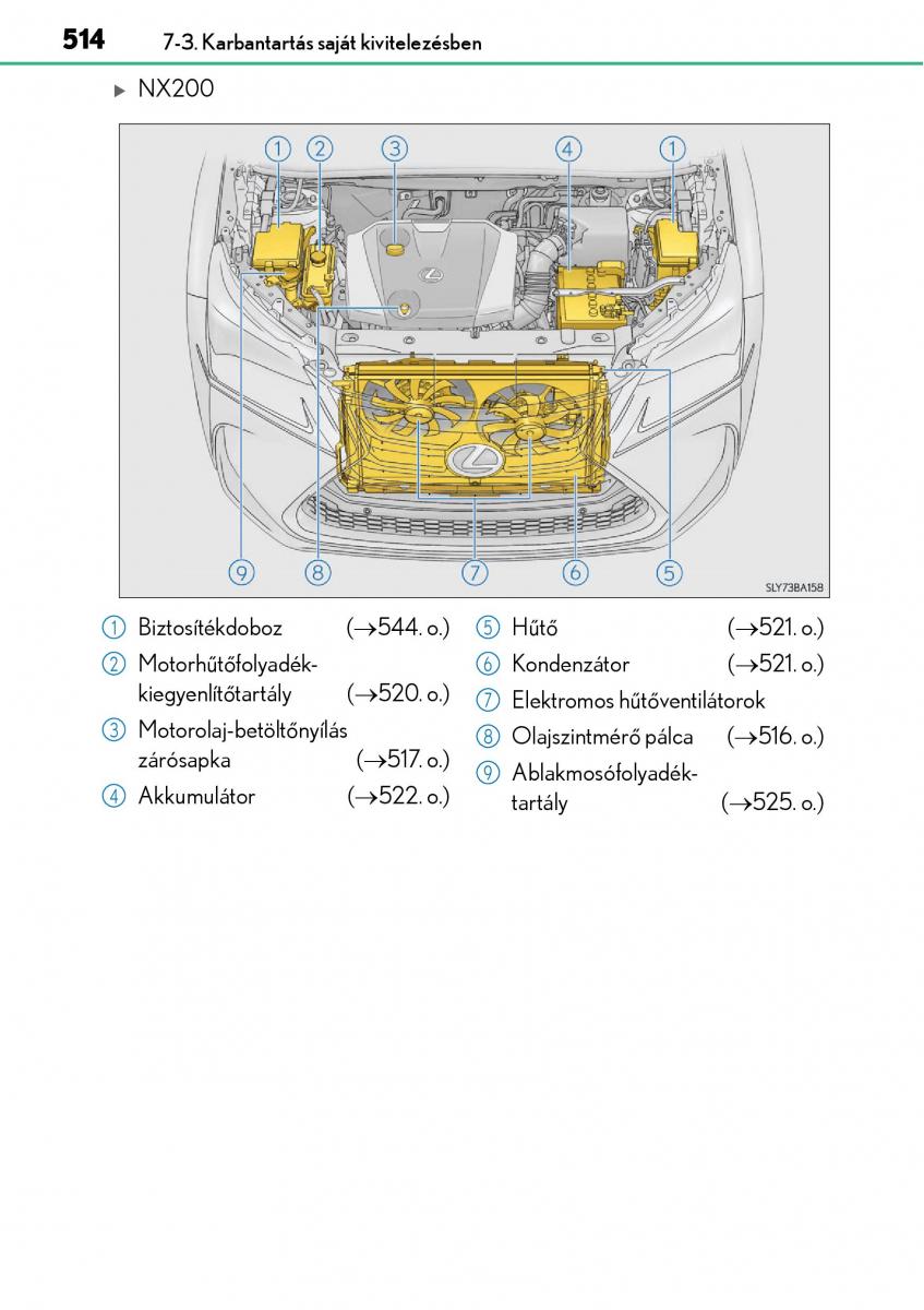 Lexus NX Kezelesi utmutato / page 514