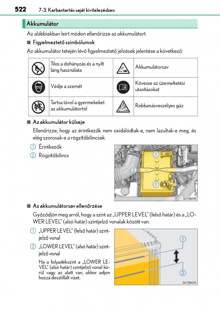 Lexus NX Kezelesi utmutato / page 522