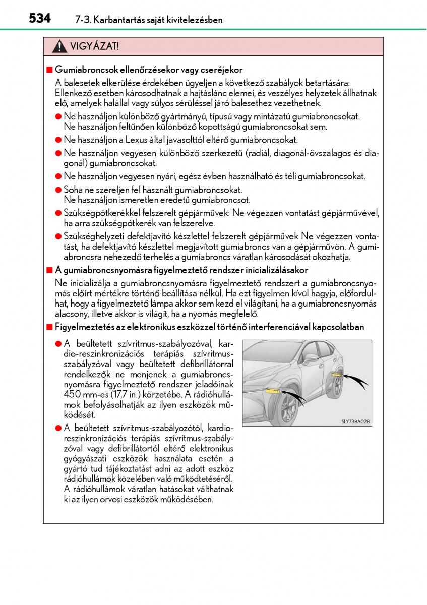 Lexus NX Kezelesi utmutato / page 534