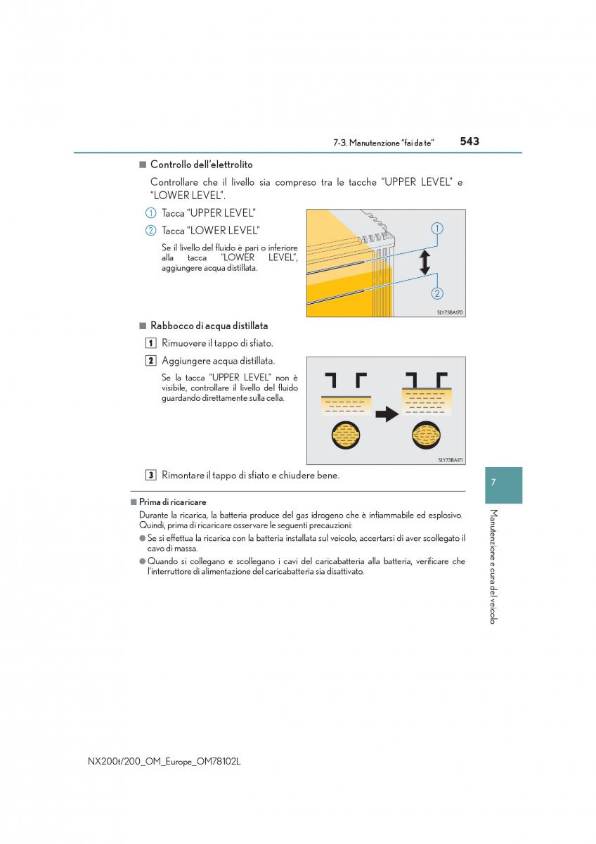 Lexus NX manuale del proprietario / page 543