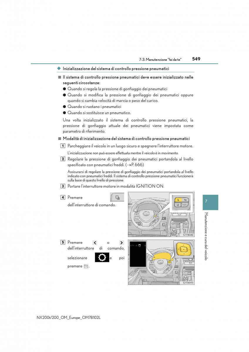 Lexus NX manuale del proprietario / page 549