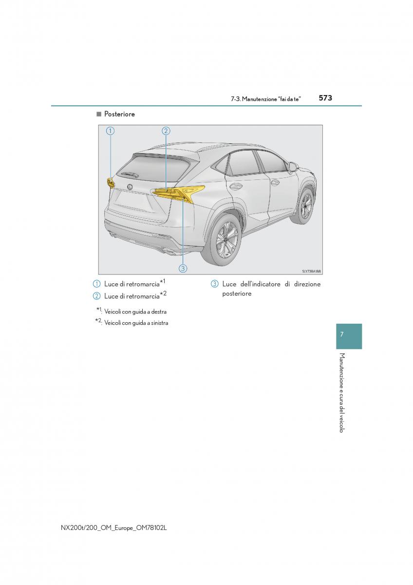 Lexus NX manuale del proprietario / page 573