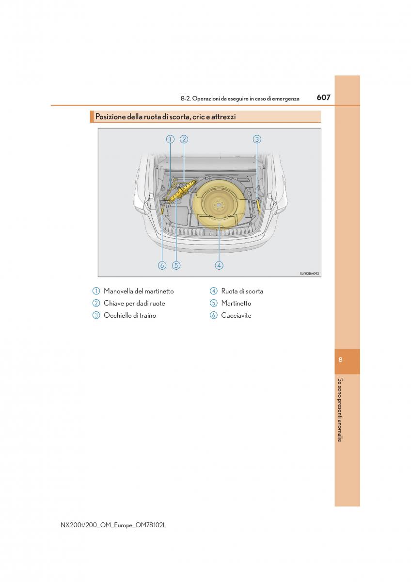 Lexus NX manuale del proprietario / page 607