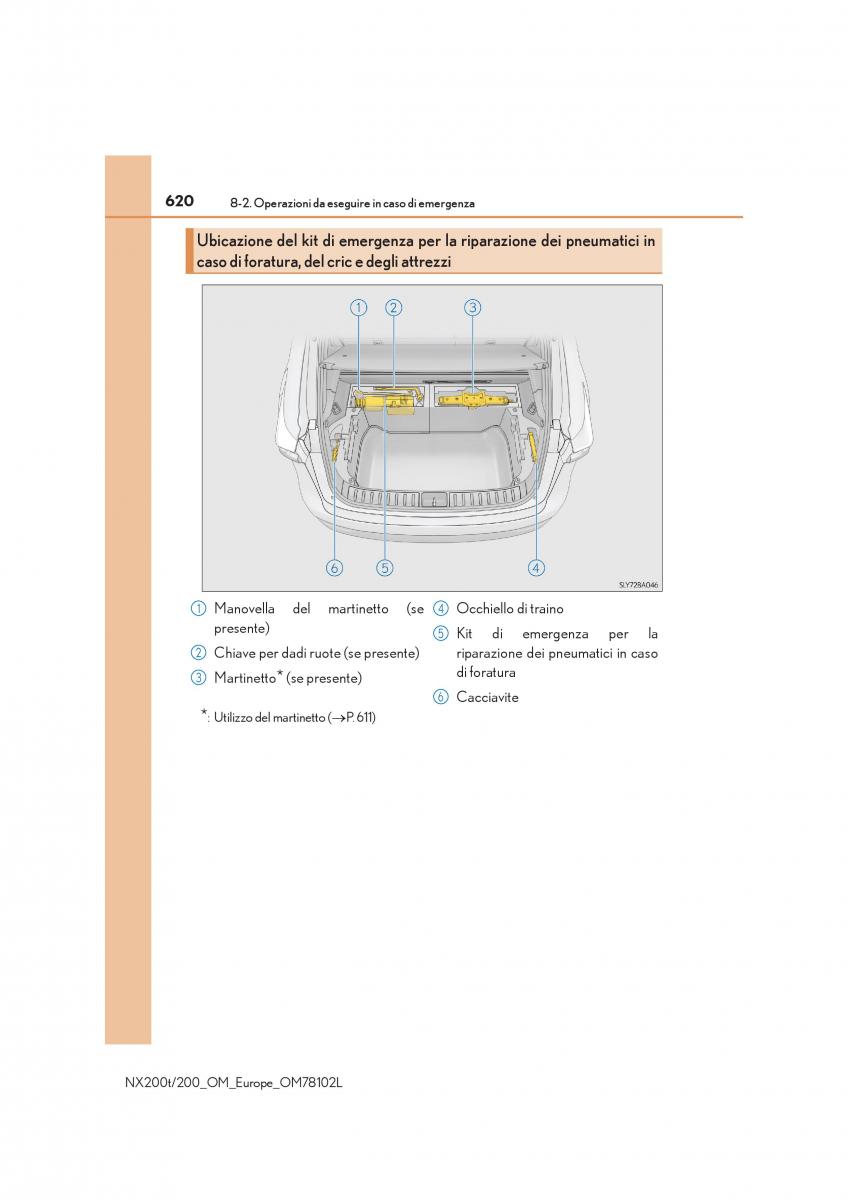 Lexus NX manuale del proprietario / page 620