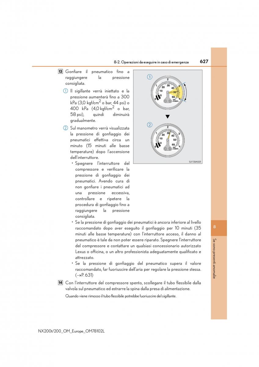 Lexus NX manuale del proprietario / page 627