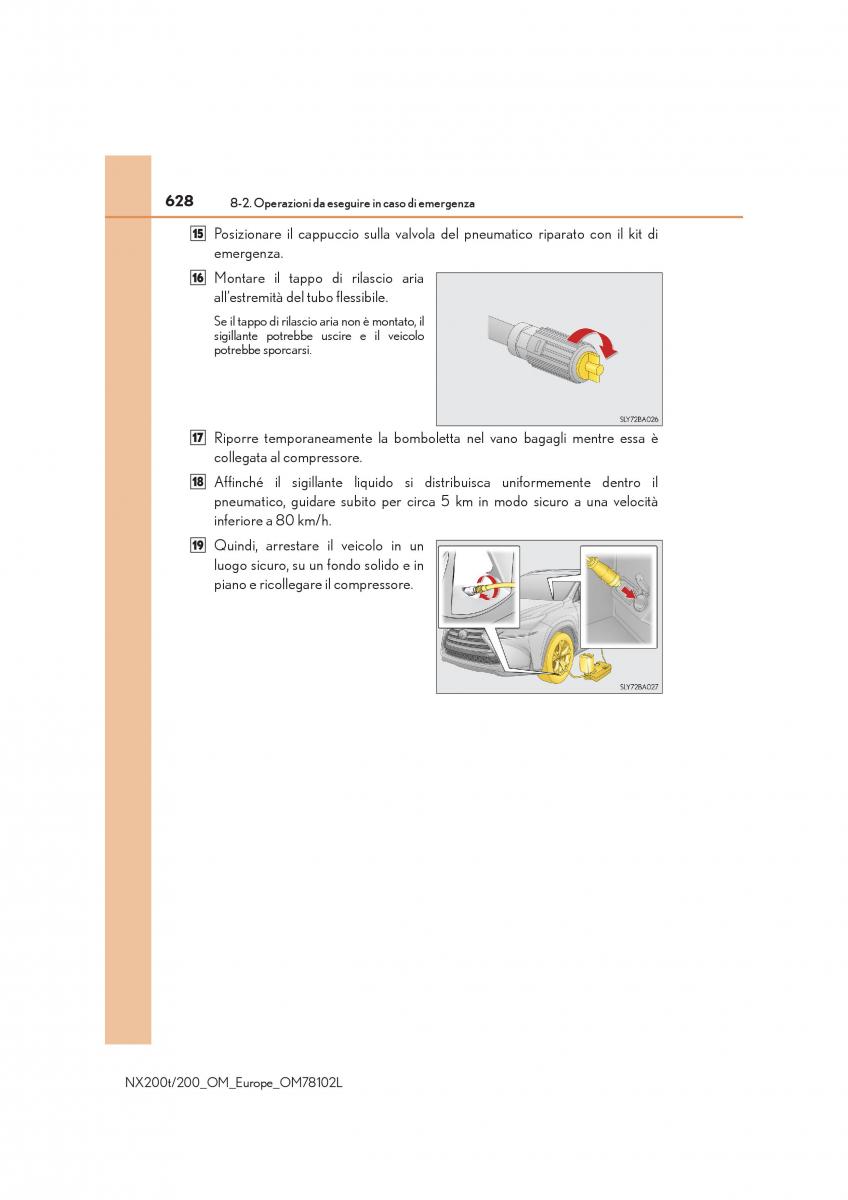 Lexus NX manuale del proprietario / page 628