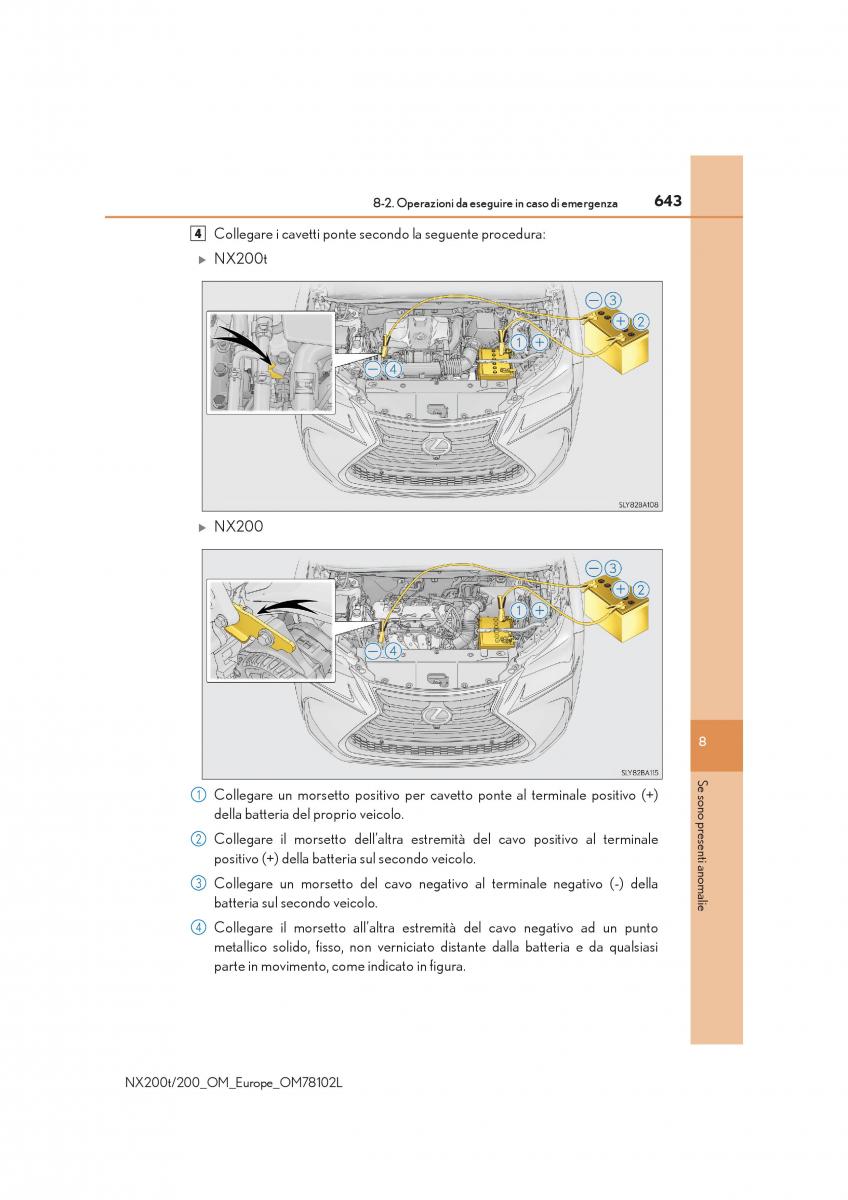 Lexus NX manuale del proprietario / page 643