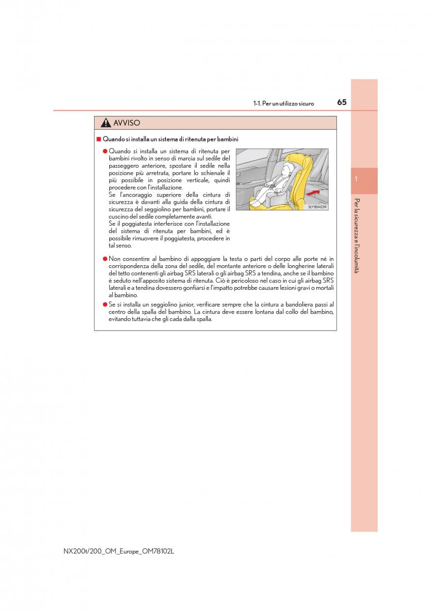 Lexus NX manuale del proprietario / page 65