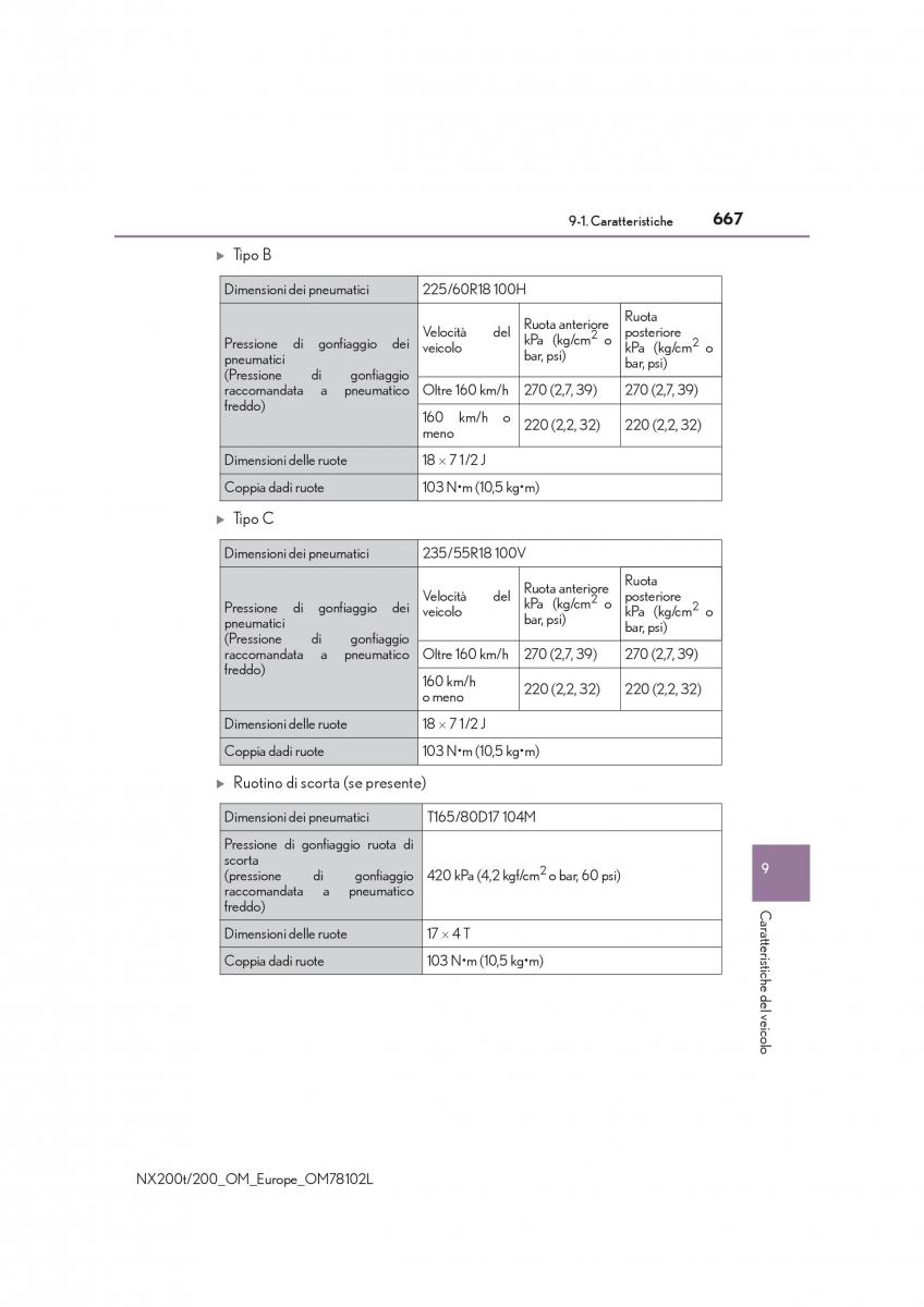 Lexus NX manuale del proprietario / page 667