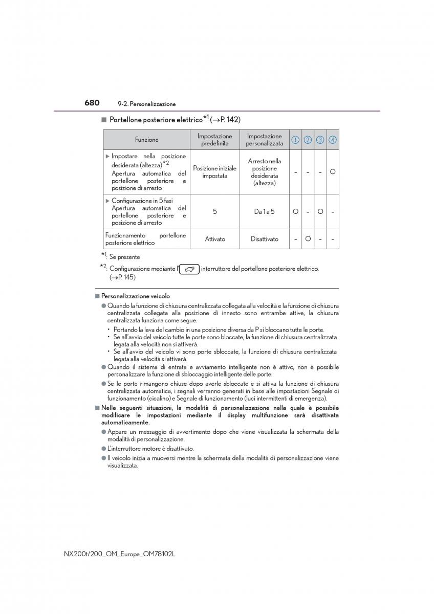 Lexus NX manuale del proprietario / page 680