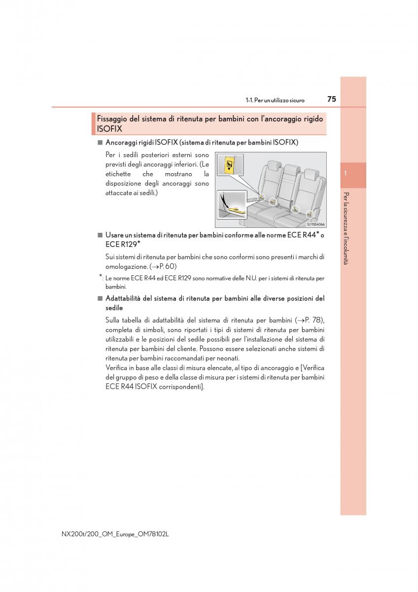 Lexus NX manuale del proprietario / page 75