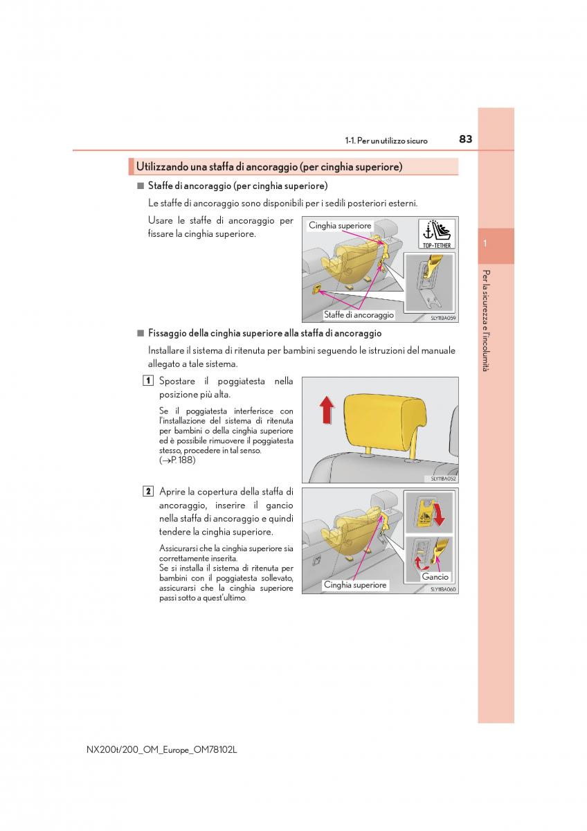 Lexus NX manuale del proprietario / page 83