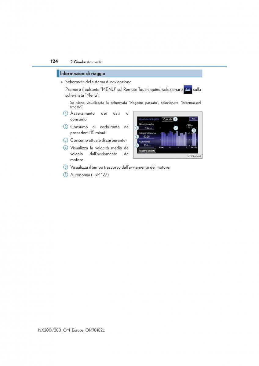 Lexus NX manuale del proprietario / page 124