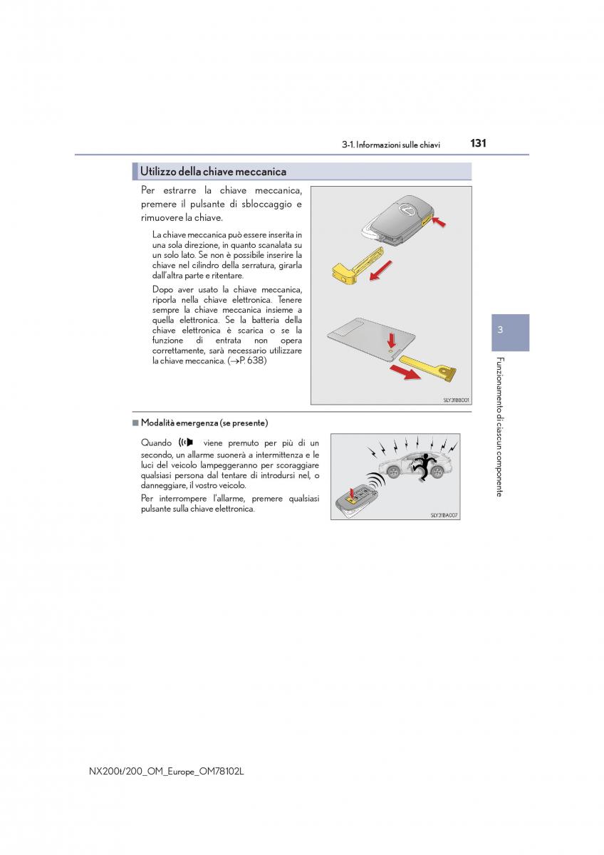 Lexus NX manuale del proprietario / page 131