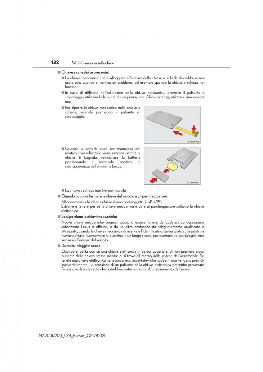 Lexus NX manuale del proprietario / page 132