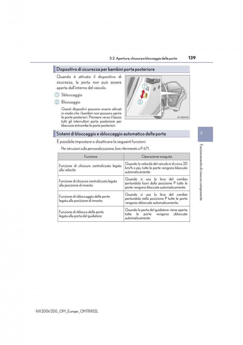 Lexus NX manuale del proprietario / page 139