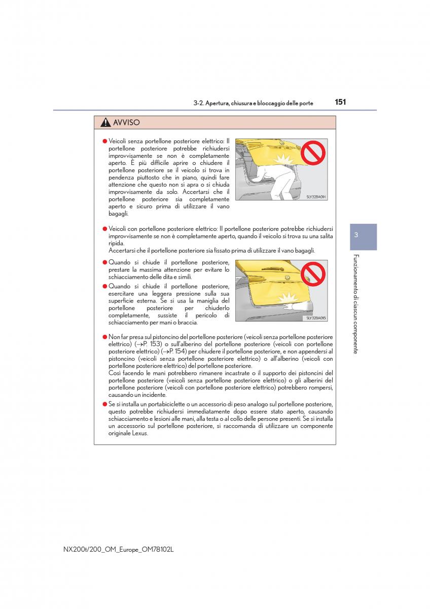 Lexus NX manuale del proprietario / page 151