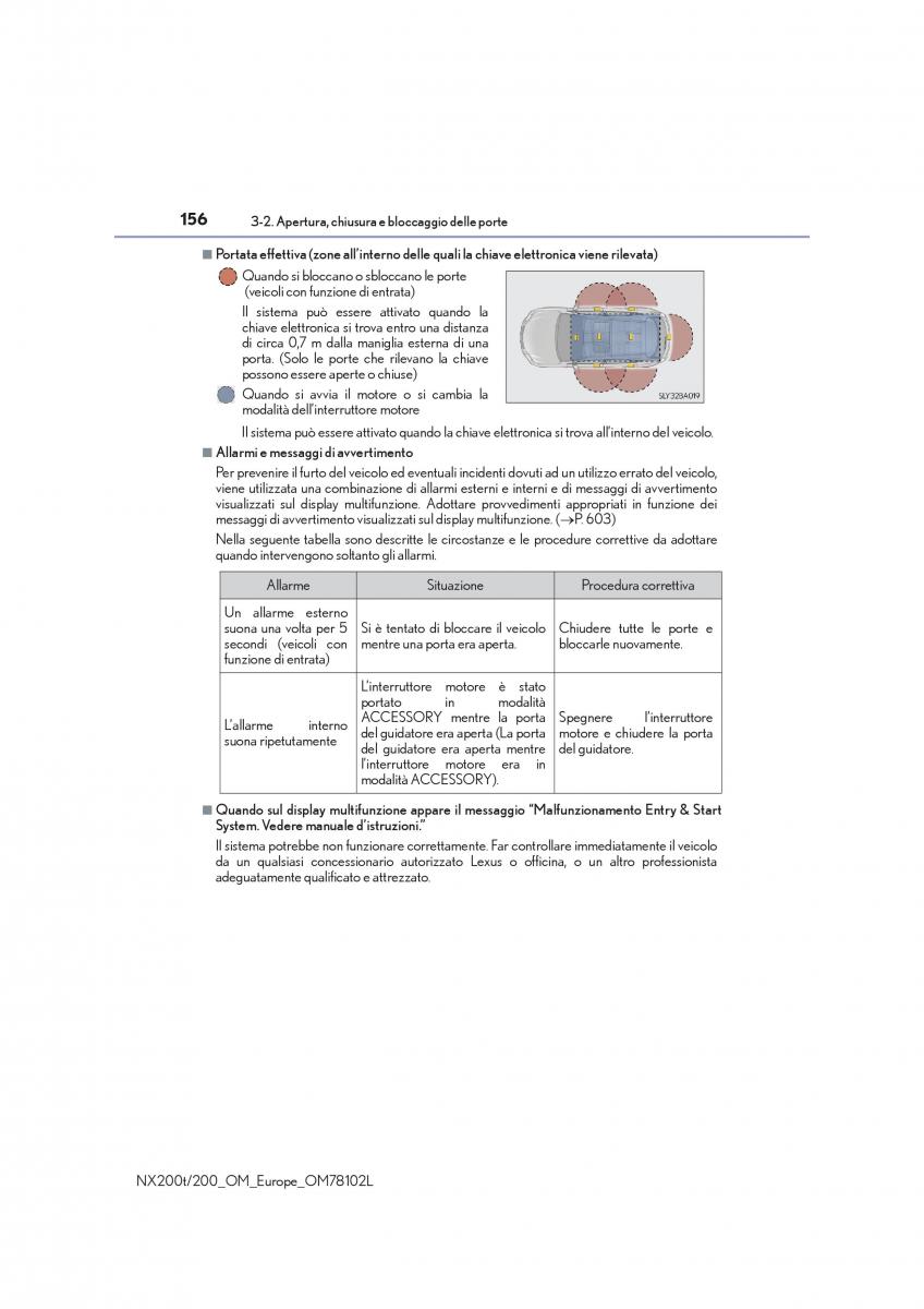 Lexus NX manuale del proprietario / page 156