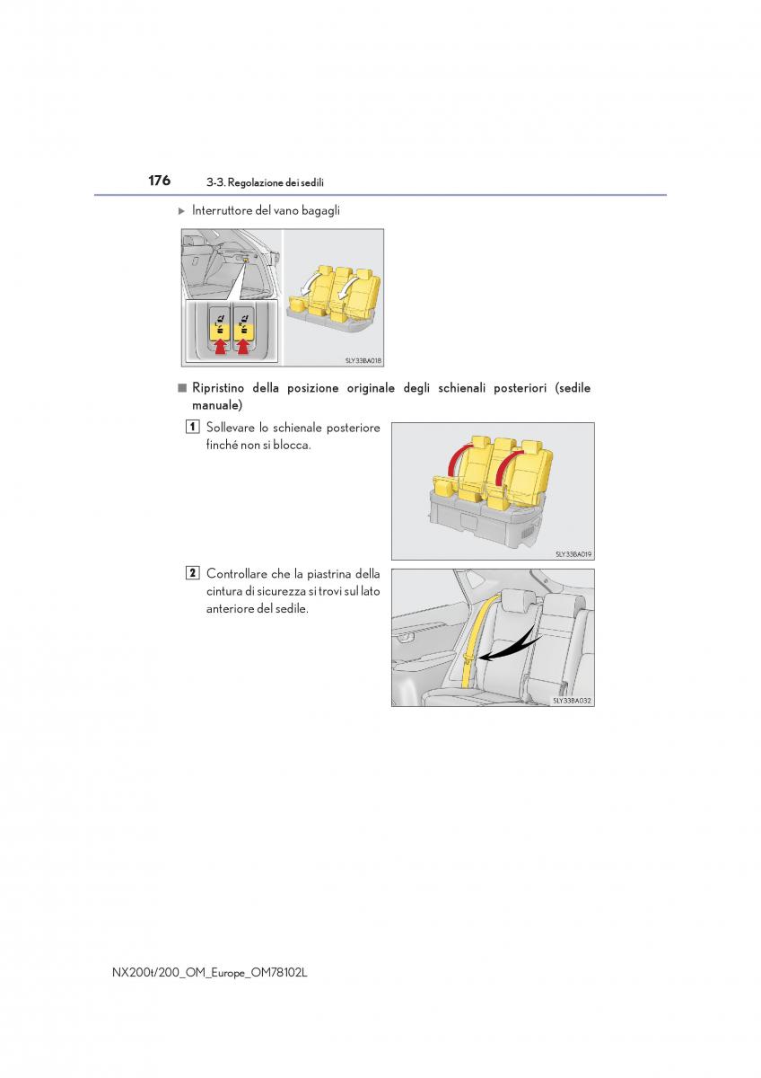 Lexus NX manuale del proprietario / page 176