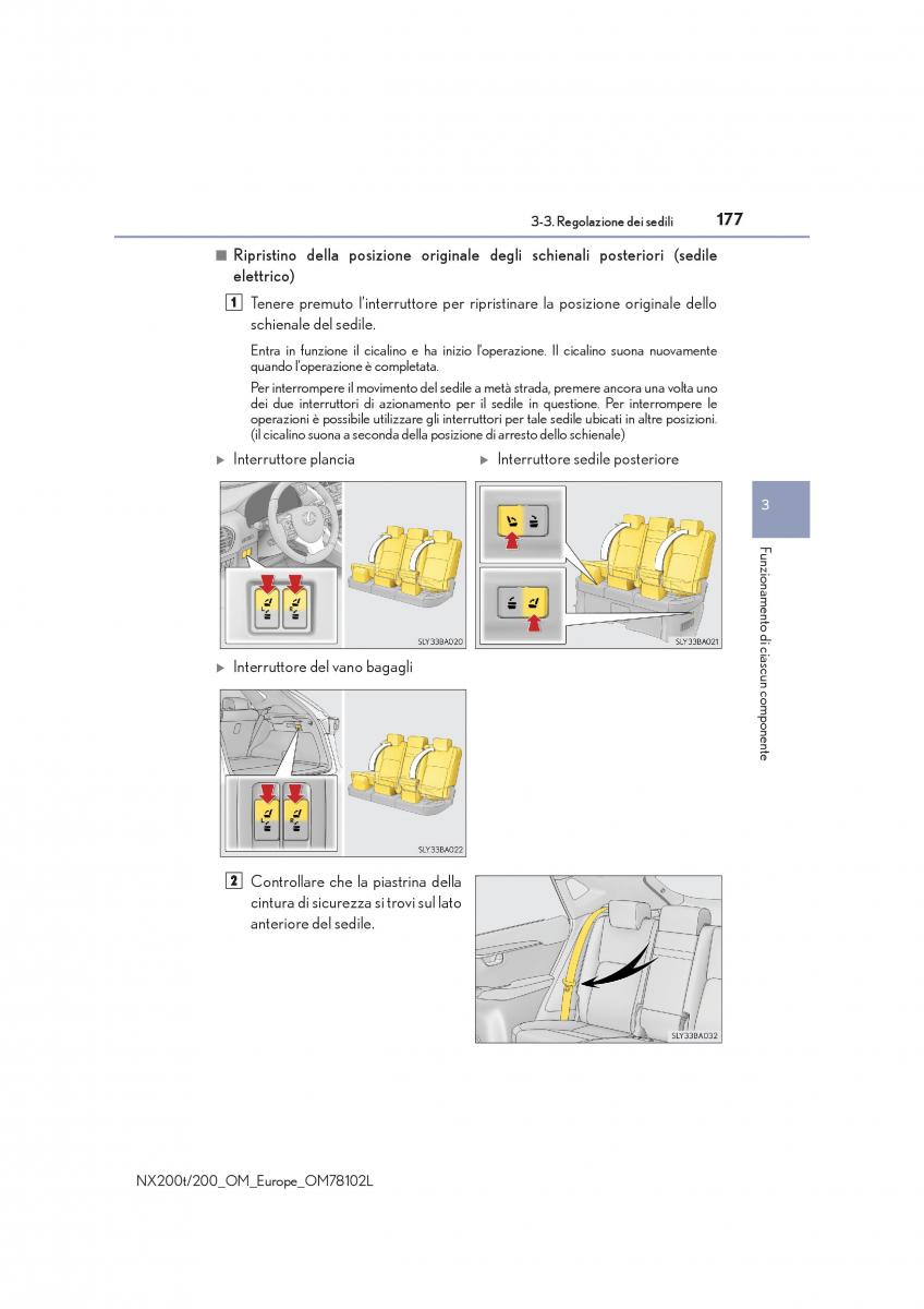 Lexus NX manuale del proprietario / page 177