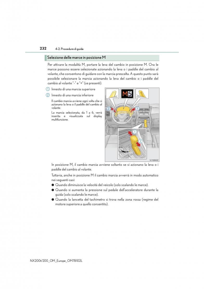 Lexus NX manuale del proprietario / page 232