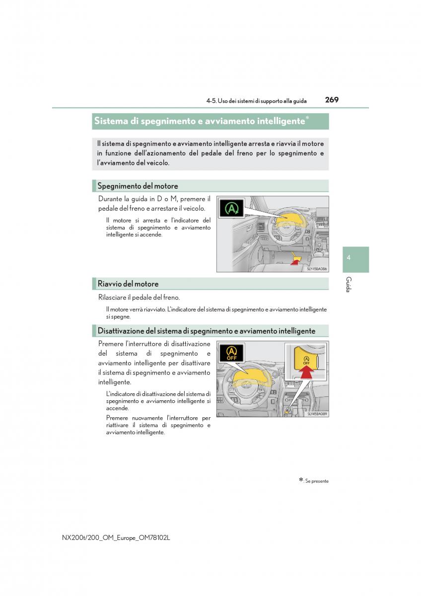 Lexus NX manuale del proprietario / page 269